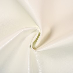 Ткань Дерматин (Кожзам) для мебели, цвет Белый (на отрез)  в Рязани