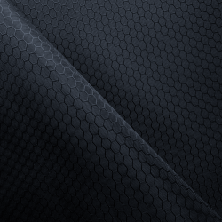 Ткань Оксфорд 300D PU Рип-Стоп СОТЫ, цвет Черный (на отрез)  в Рязани