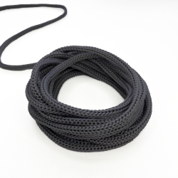 Шнур для одежды d-4.5мм, цвет Серый (на отрез)  в Рязани