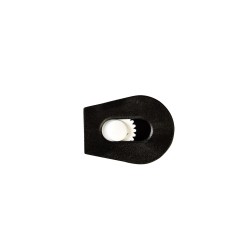 Зажим для шнура 4 мм KL цвет Чёрный + Белый (поштучно)  в Рязани