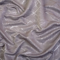 Ткань Блэкаут для штор светозатемняющая 75% &quot;Ледовое тиснение  Серый&quot;   в Рязани