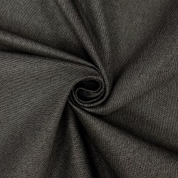 Ткань Рогожка (мебельная), цвет Тёмно-Серый (на отрез)  в Рязани