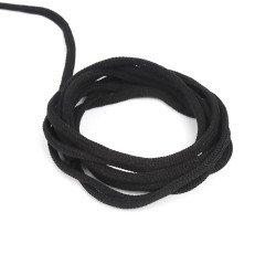 Шнур для одежды 4,5 мм, цвет Чёрный (на отрез)  в Рязани