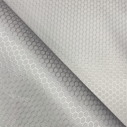 Ткань Оксфорд 300D PU Рип-Стоп СОТЫ, цвет Светло-Серый (на отрез)  в Рязани
