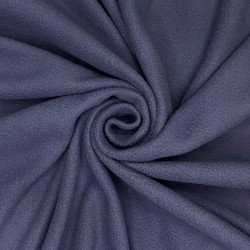Ткань Флис Односторонний 130 гр/м2, цвет Темно-серый (на отрез)  в Рязани
