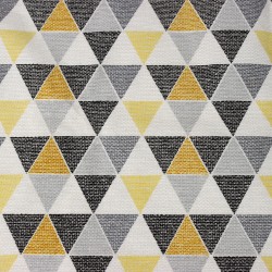 Интерьерная ткань Дак (DUCK), принт &quot;Малые Треугольники&quot; (на отрез)  в Рязани