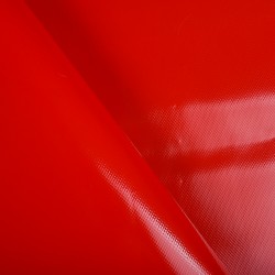 Ткань ПВХ 450 гр/м2, Красный (на отрез)  в Рязани