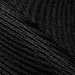 Прорезиненная ткань Оксфорд 600D ПВХ, Черный (на отрез)  в Рязани
