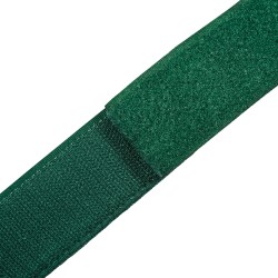 Контактная лента 40мм (38мм)  Зелёный (велькро-липучка, на отрез)  в Рязани